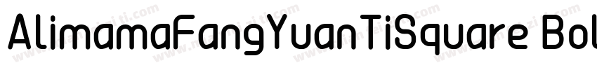 AlimamaFangYuanTiSquare Bold字体转换